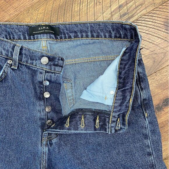 ZARA Oversized Boyfriend Fit Jeans 32 - Picture 2 of 4